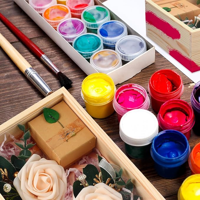 Thyle 18 Pcs Unfinished Wood Display Boxes - Image 6
