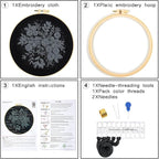 Crafmanoe Embroidery Kits for Beginners Adults, Counted Cross Stitch Kits for - Image 6