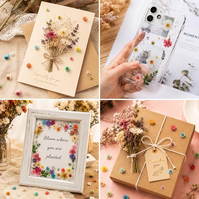 Mini Dried Flowers for Resin, Bulk Tiny Dried Pressed Flowers for Crafts DIY - Image 8