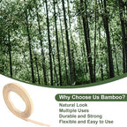 Bamboo Strips for Weaving, 0.6 Inch Wide Strips for Craft 10 Feet Long Smooth - Image 6