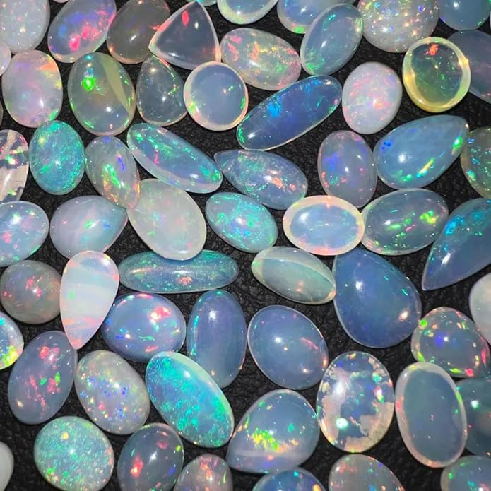 Natural AAAA+ Ethiopian Opal Cabochons Lot - Image 6