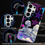 for Samsung Galaxy S26 Ultra Case, Skull Star Collage Pattern Glossy 2 in 1 - Image 2