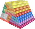 72 Pack Glitter Hot Glue Sticks, 0.43"x4" Glitter Colored Hot Glue Sticks by ENPOINT