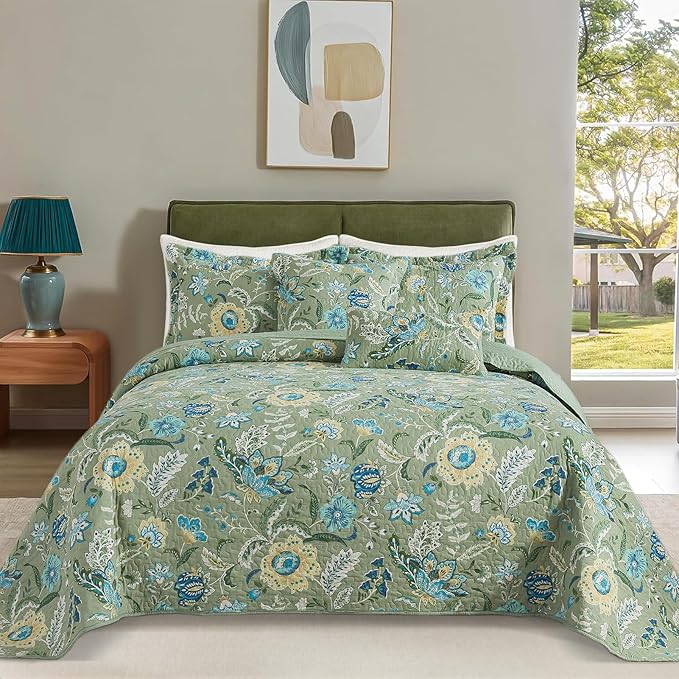 BEDIFANY Farmhouse King Quilt Bedding Set by BEDIFANY