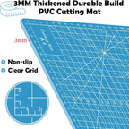 A4 Cutting Mat, Small Self Healing Sewing Mat 12in x 9in Rotary Cutting Mat - Image 4