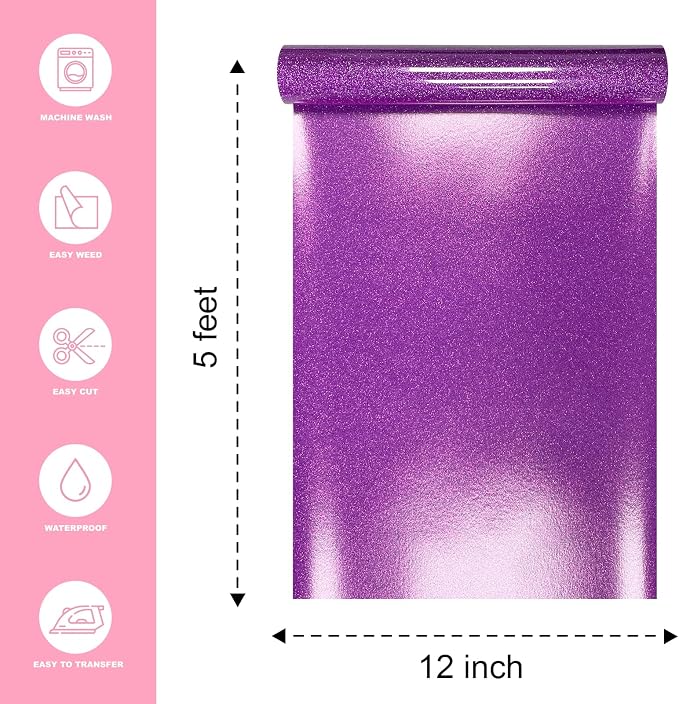 Glitter Heat Transfer Vinyl, Flashpoint Design is Suitable Customised Gifts - Image 2