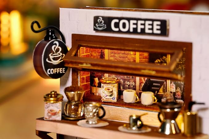 CUTEROOM DIY Doll House Miniature Furniture Wooden House Kit - Image 9