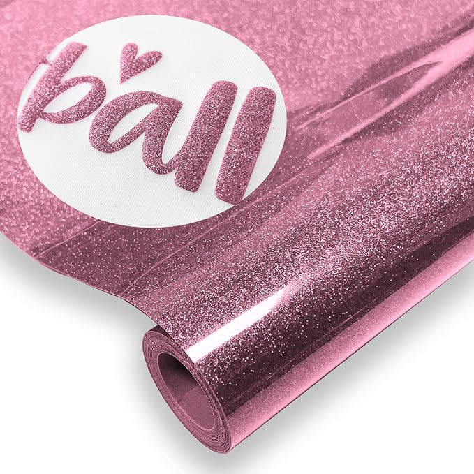 Glitter Puff Heat Transfer Vinyl, 12in X 5ft Iron on Vinyl | 3D Puff, Wash No by YIWLOER