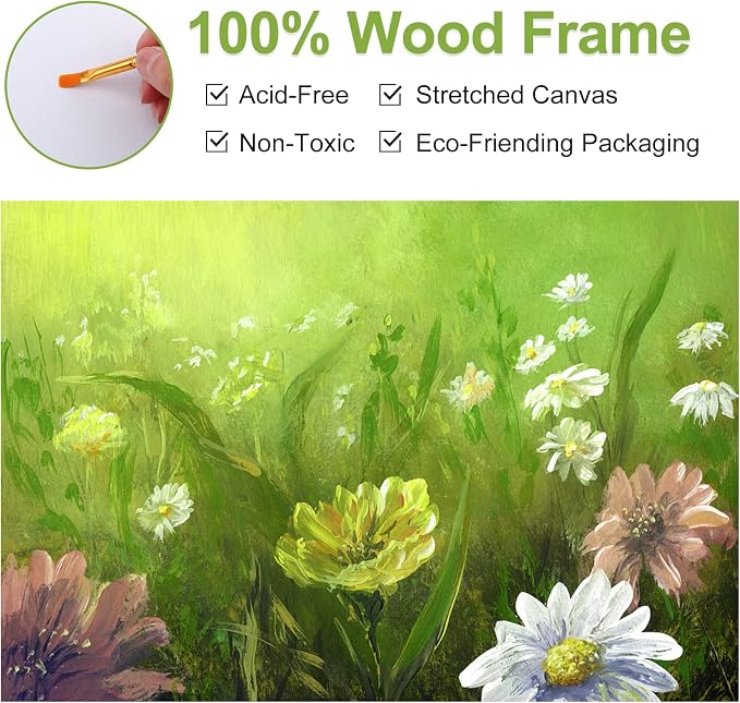 4 Packs Stretched Canvases for Painting - Image 4