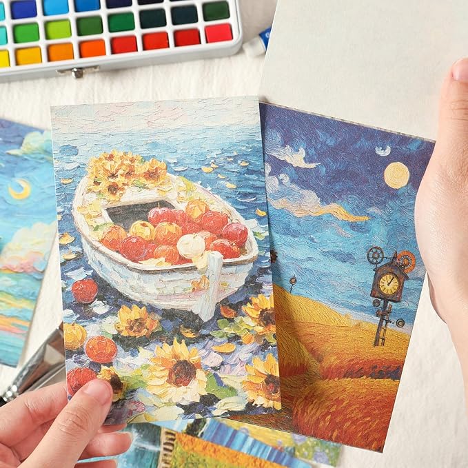 120 Pcs Vintage European Landscape Scrapbooking Supplies, 3.7x5.6 Aesthetic - Image 4