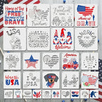 Patriotic Stencils for Painting, Party Decorations and DIY Crafts by Felixcraft-DIYDreamscape