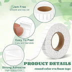 168 Pcs Foam Tape Craft Double Sided Precut 3/4 X 1/2 Inch 3D Adhesive Foam - Image 3