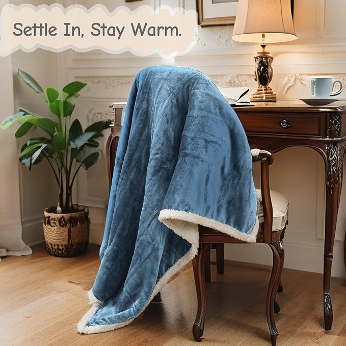 Electric Heated Blanket Full Size 72"x84", Soft Flannel - Image 5