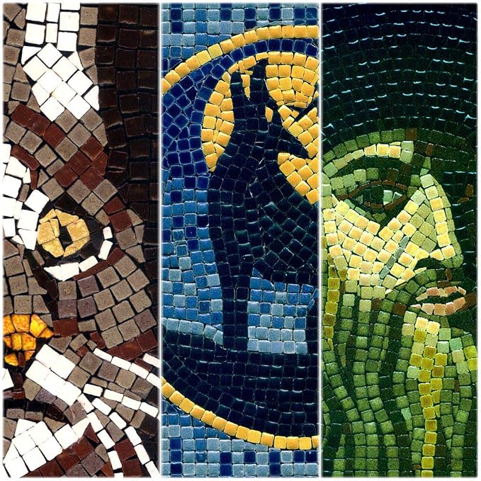 DIY Creative Projects for Adults: Make Your Own Mosaic Art, Square 7inch Panda - Image 7