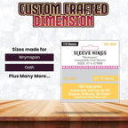 Sleeve Kings Standard Card Sleeves – 110 Count, Medium Square Size, Compatible - Image 3