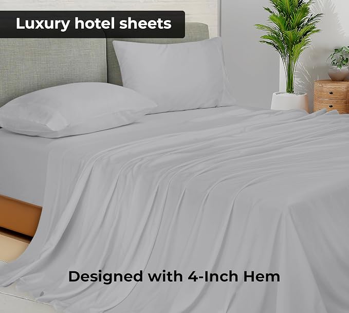 Royale Linens Twin XL Flat Sheet - Image 2