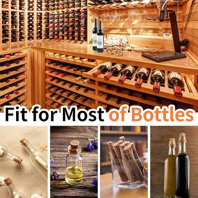 40 Pack Soft Natural Corks, Tapered Cork Plugs - Image 7