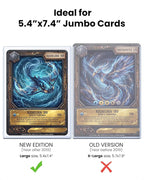 5.4" x 7.5" Jumbo Card Sleeves, Hard Plastic Holders 25 Pack, 39PT | Toploaders - Image 9