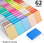 Aestd-ST Polymer Clay 62 Colors, Oven Bake Modeling Clay - Image 2