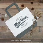 TOPDesign 1-Pack Super Strong Large 12oz Cotton Canvas Tote Bag, Reusable - Image 3