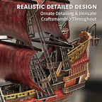 CubicFun 3D Puzzles for Adults Kids, Home Decor Cool Pirate Ship Arts & Crafts - Image 5