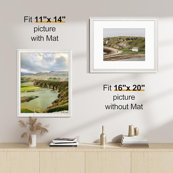 Vittanly 16x20 Picture Frames Set of 2, Ornate Vintage Photo Frame - Image 3