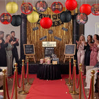 Panelee 12 Pcs Movie Night Party Decorations Theme Hanging Paper Lanterns - Image 6