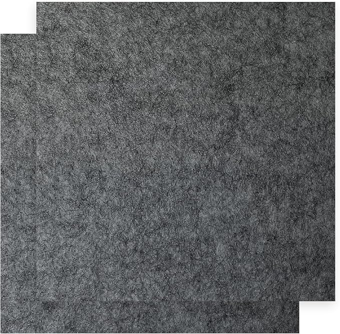 12" x 12" Felt Fabric Sheets for Crafts, Squares Felt Fabric Sheets, 1mm Thick by Unknown