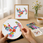Nuberlic Bird Flower Embroidery Kit - Image 2