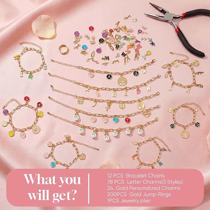 WDXIUE Friendship Bracelet Making Kit, DIY Jewelry Making Kit - Image 5