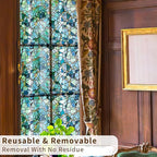funlife Original Hand-Drawn Stained Glass Window Film, Reusable Double-Sided - Image 5