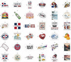 100Pcs Dominican Republic Stickers - Image 4