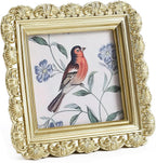 Vintage Picture Frames 3x3 Square Gold Antique Picture Frames - Image 7