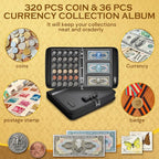 Coin Collection Book Holder for Collectors, Fireproof Coin Collection Supplies - Image 9
