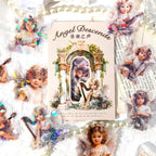 60-Piece Vintage Holographic Cherub Angel Fairy Scrapbook Stickers – Waterproof - Image 7