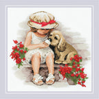 RIOLIS - Sweet Tooth 1333, Animals Cross Stitch Kits 11, Cross Stitch Kit - Image 7