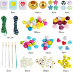 MYCUTEY 421Pcs DIY Keychain Making Kit - Image 7