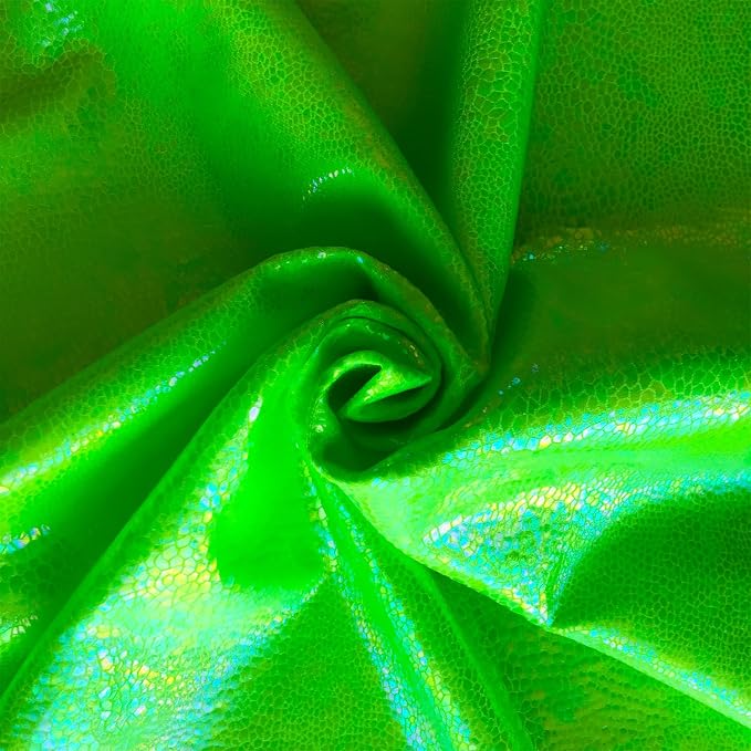 Generic Snake Skin HOLOGRAM 4-Way STRETCH Nylon-Spandex Foil Fabric 58/60"" Wide by Unknown