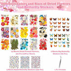 630 Pcs Dried Pressed Flowers - Image 6