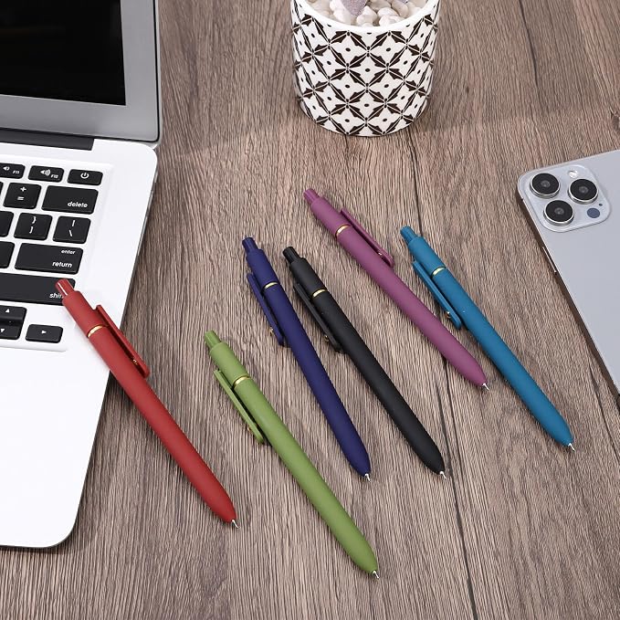 Ddaowanx Colorful Gel Pens, 0.5mm Fine Point Retractable, School Supplies - Image 7