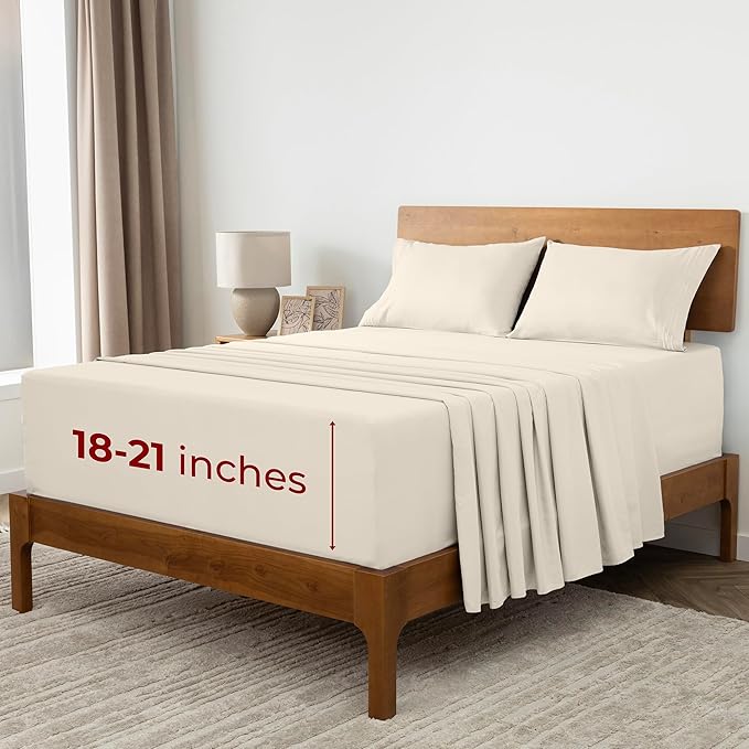 Mellanni Extra Deep King Sheets by Mellanni