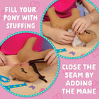 Craft- Tastic - Make a Friend Pony - Mini Sewing Kit, Arts and Crafts, Kids - Image 4