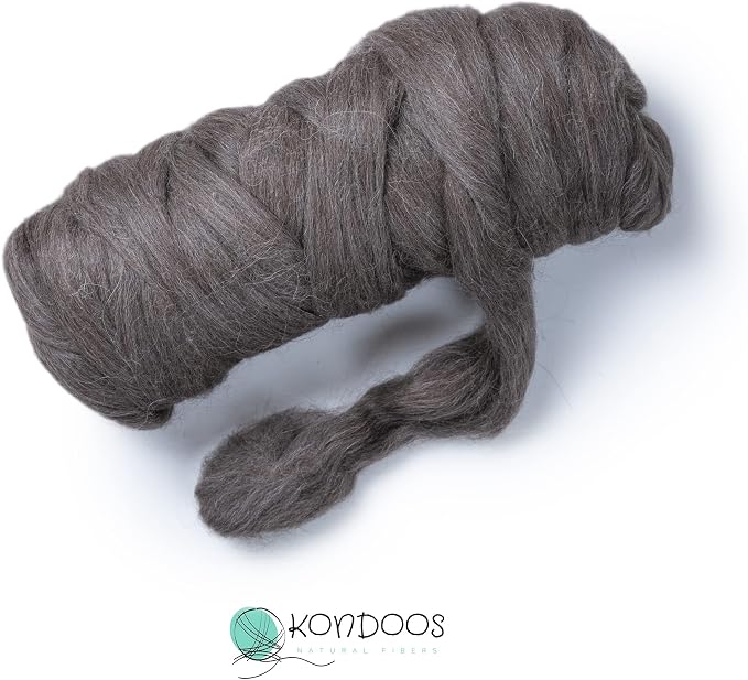 Kondoos Llama Wool roving, 1 lb. Best - Image 5