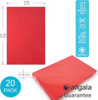 Allgala 20-Value-Pack EVA Foam Paper 8x12 Inch Sheets-Red-CF85303 - Image 2