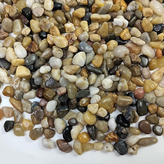 FANTIAN Poilished Fish Tank Gravel, 3/8 Inch Pebbles by FANTIAN-GardeningMakesLifeBetter
