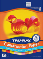 Tru-Ray Construction Paper 9x12" Warm Color Assortment by Tru-Ray%C2%AE