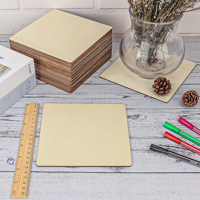 120 PCS Unfinished Plywood Sheets - Image 4