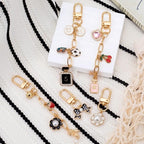 20pcs Gold Keychain Making Kit, Key Ring Swivel Snap Hook Chains, Extender - Image 7