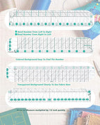 Quilting Ruler for Precise Fabric Cutting 11.5" x 10.5" Quilt Rulers Quilting - Image 3