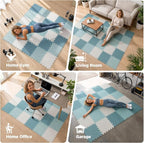 AIRHOP 18 PCS Gym Floor Mat, EVA Foam Puzzle Gym Mat, High-Density Interlocking - Image 7
